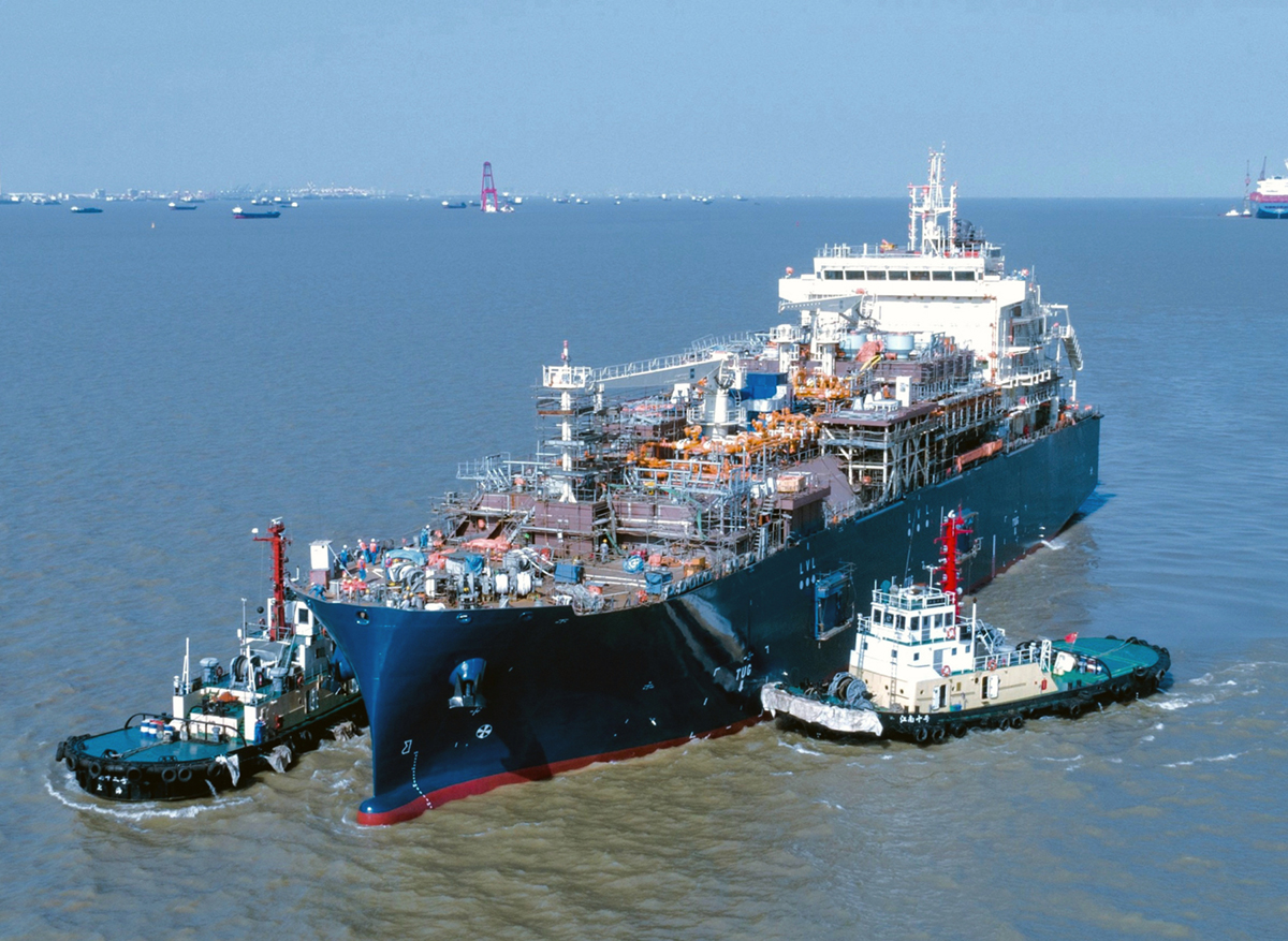World’s largest LNG bunkering tanker, Gas Agility