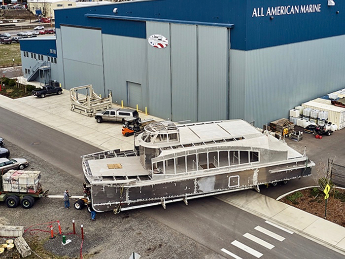 Fuel-Cell Ferry Moved  to AAM Yard