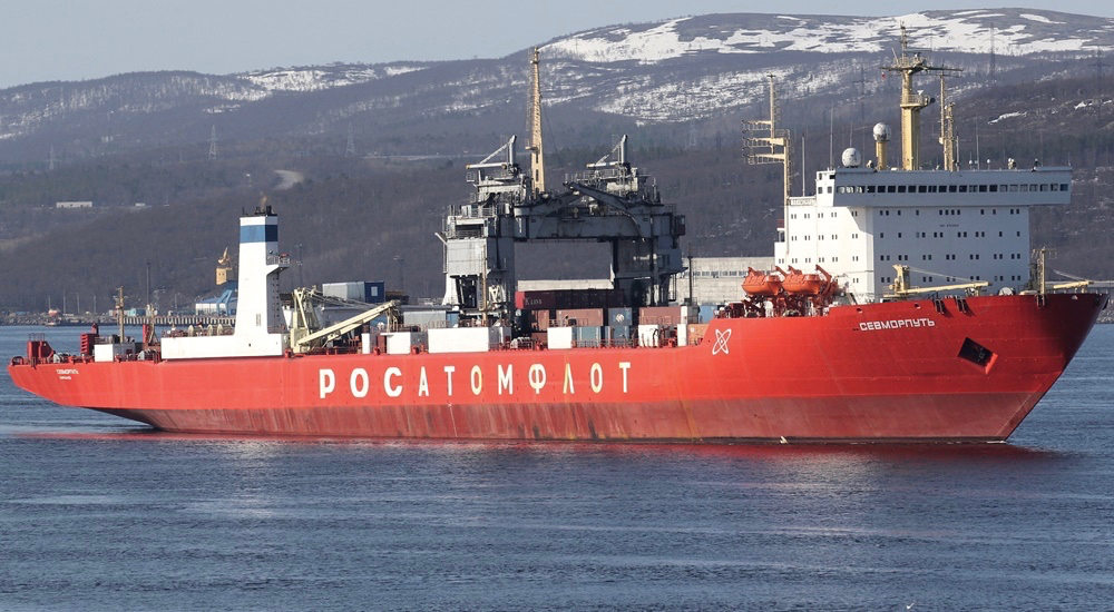 World’s Only Nuclear-Powered Cargo Ship