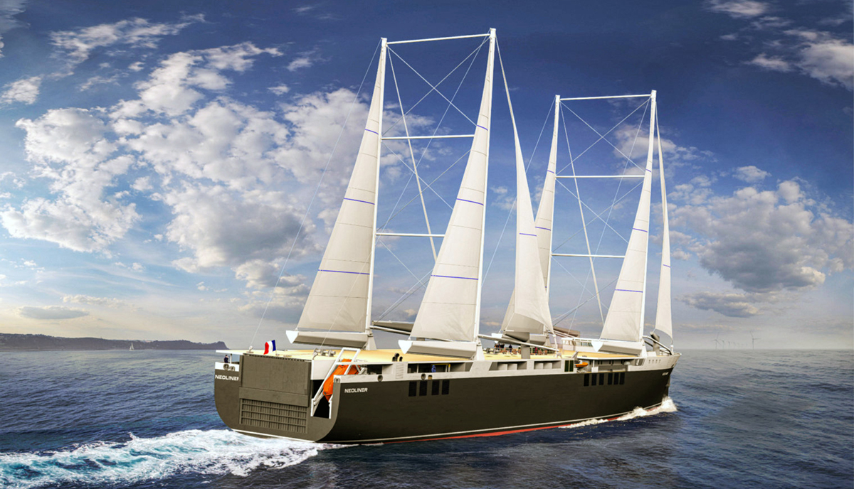 French Companies Join in Development of Sailing Freighter
