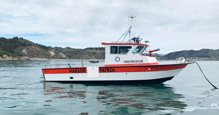 Friends of Morro Bay harbor patrol boat