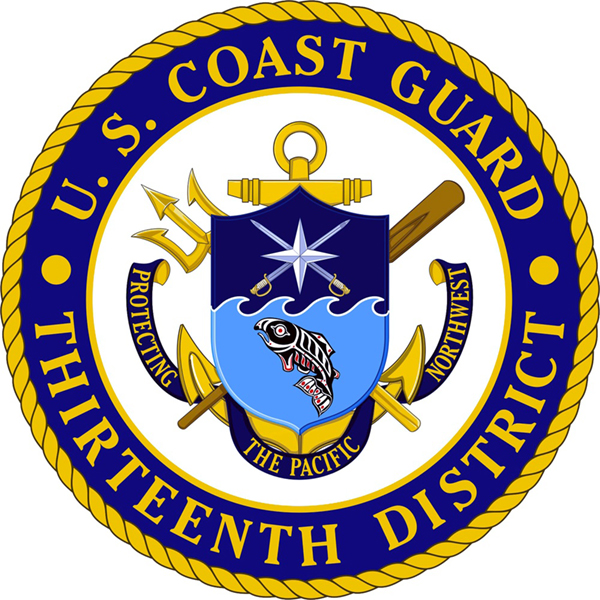 U.S. Coast Guard 13th District official logo