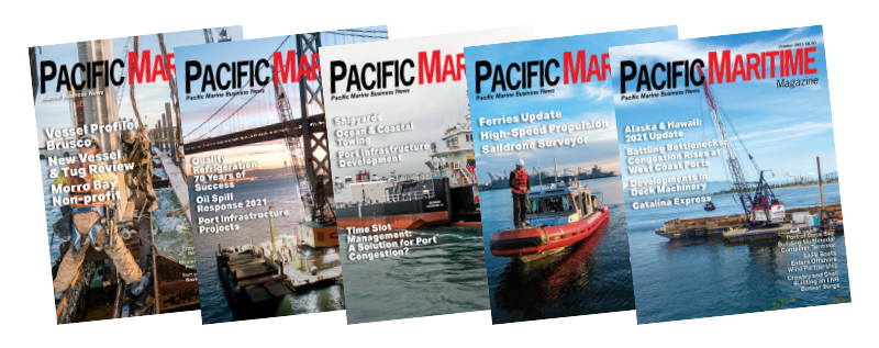 Pacific Maritime Magazine covers