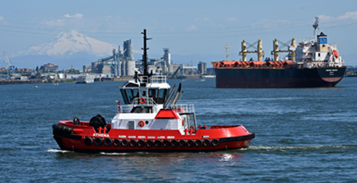 Crowley Charters Cleaner, More Powerful Compact Tier IV Ship Assist Tug