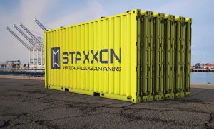 Staxxon accordion-style cargo container