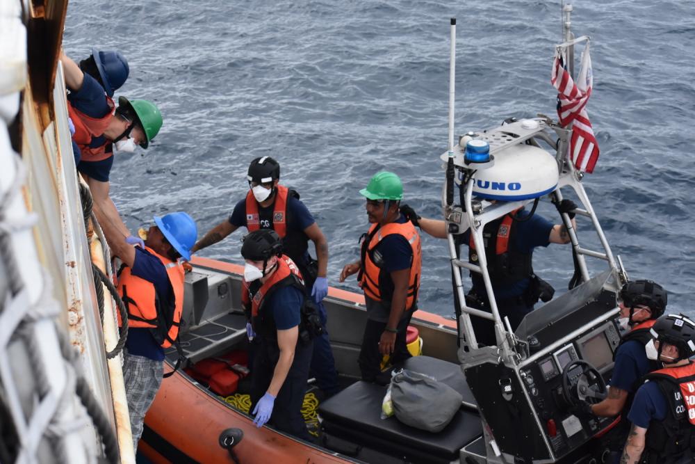 USCG Cutter Steadfast Returns to Oregon from Narcotics Patrol