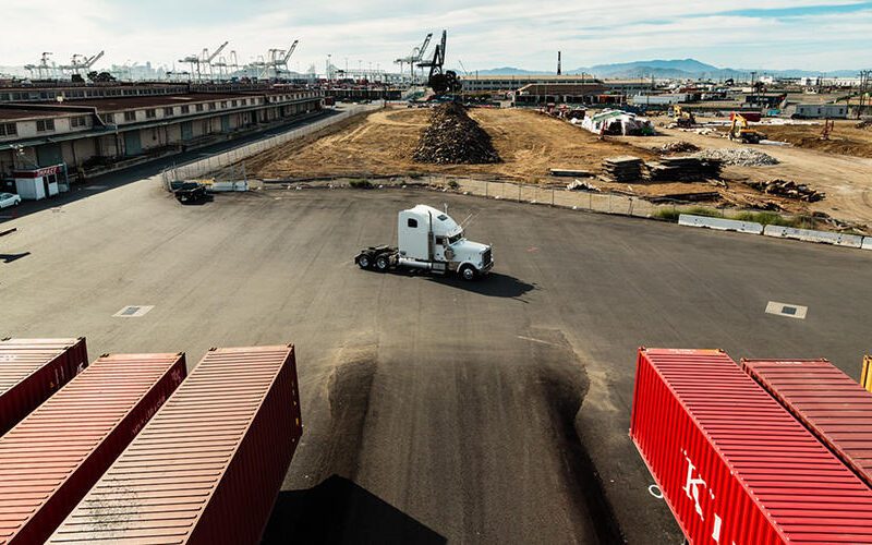 Truck Driver Protests Shut Down Oakland Port Terminals