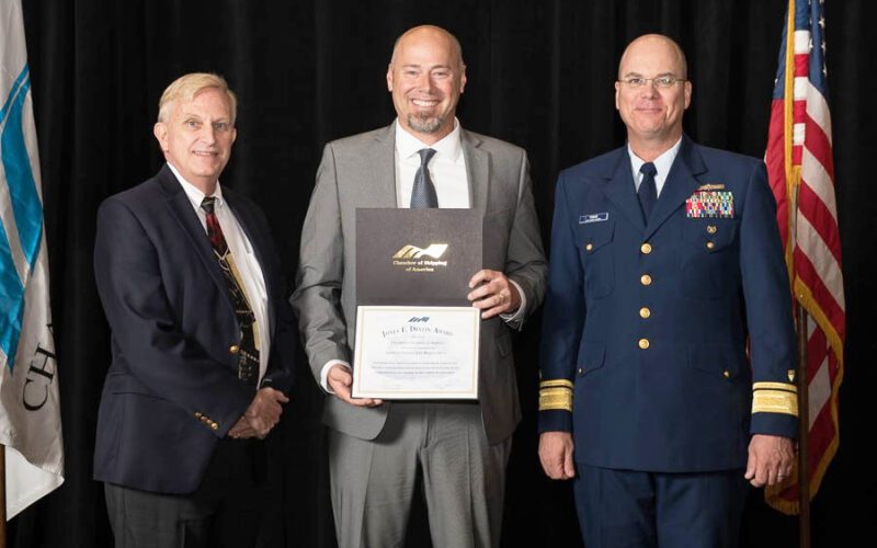 Crowley Receives Devlin Award for Safe Operations