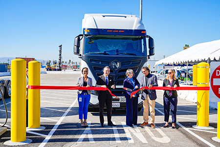 Long Beach Port Opens 1st Charging Stations for Heavy-Duty Trucks