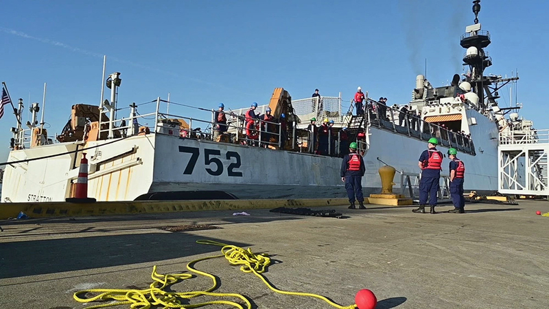 Coast Guard Cutter Stratton Returns to Calif. Following Arctic Deployment