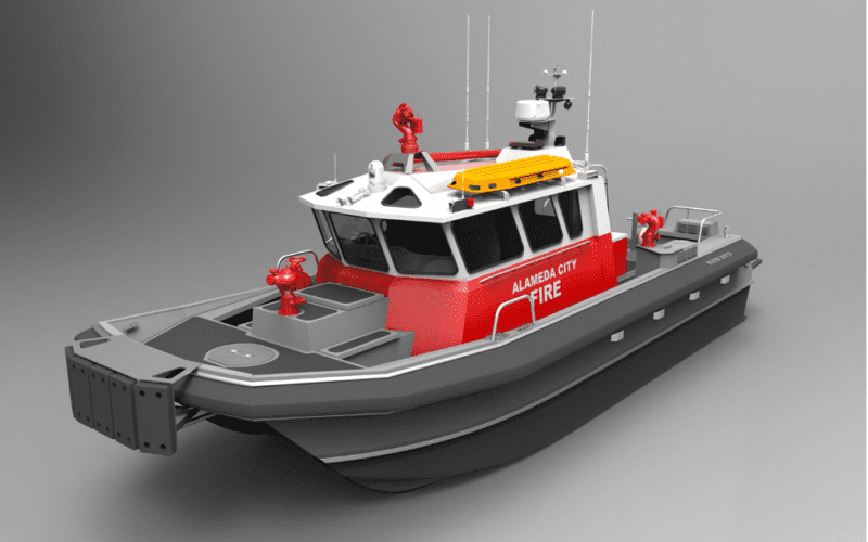 Alameda Fire Department Chooses Moose Boats to Build New Fire Boat
