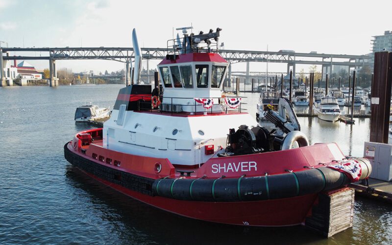 Shaver Debuts New 80-Foot ASD Tug Equipped with Belgian ABC Engines