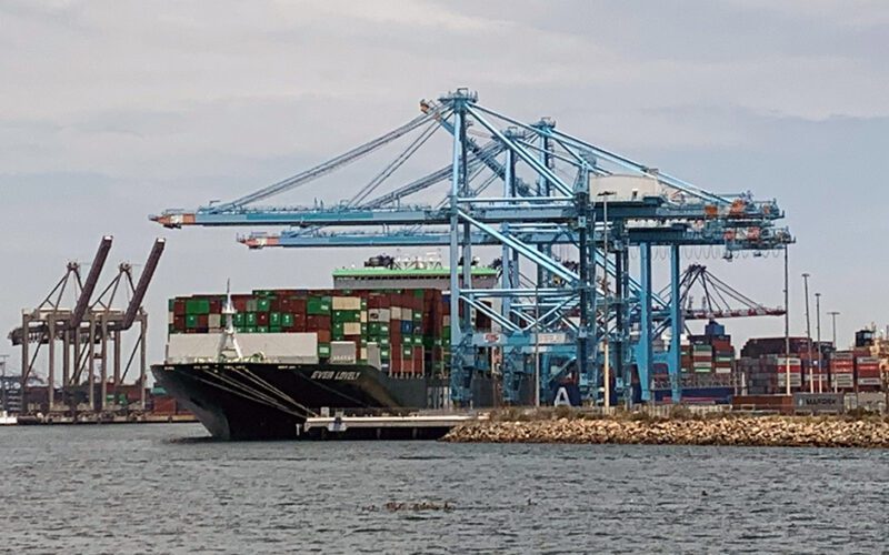 February Cargo Volumes Drop at LA, Long Beach Ports