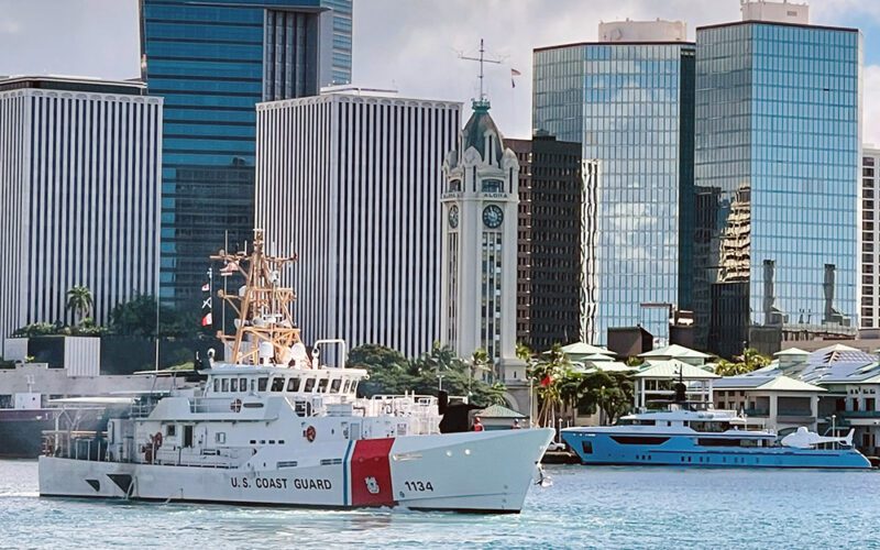 Hawaii Coast Guard Cutter Returns  from Oceana Operation