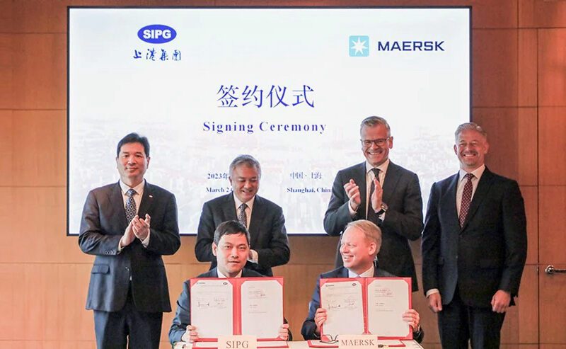 Maersk, Shanghai International Port Group Sign ‘Green’ Fuel Partnership