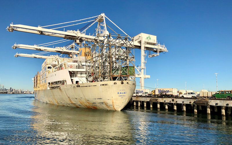 Cargo Volumes Down at Port of Oakland