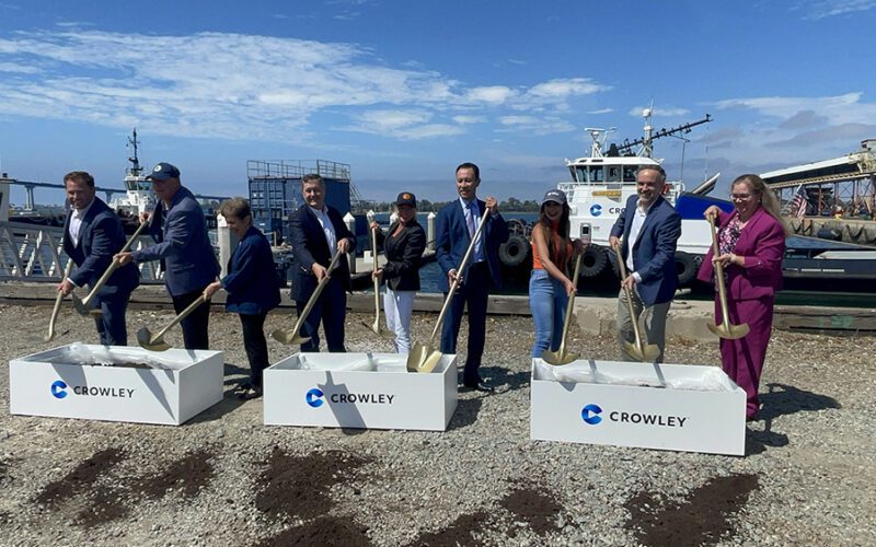 Crowley, Port of SD Break Ground on Charging Station