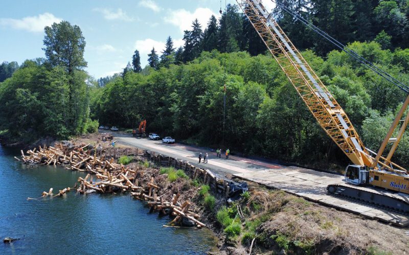 Port of Grays Harbor Completes Haul Road Erosion Project