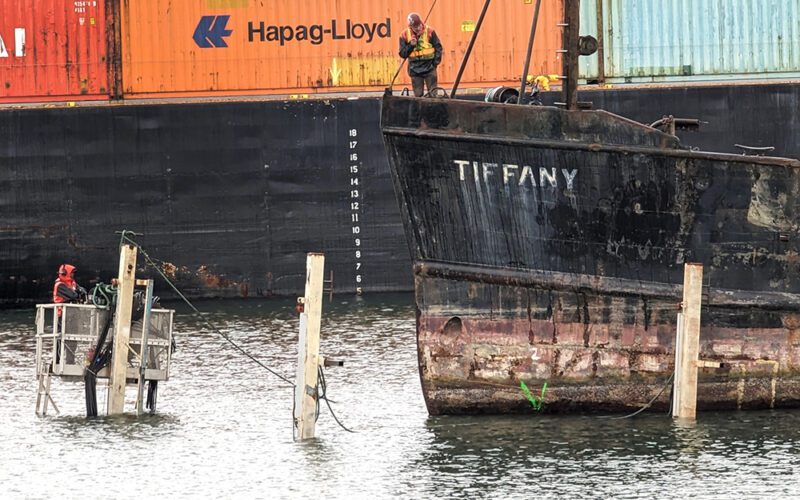 Oregon Begins Derelict Removal Program at Astoria Shipyard