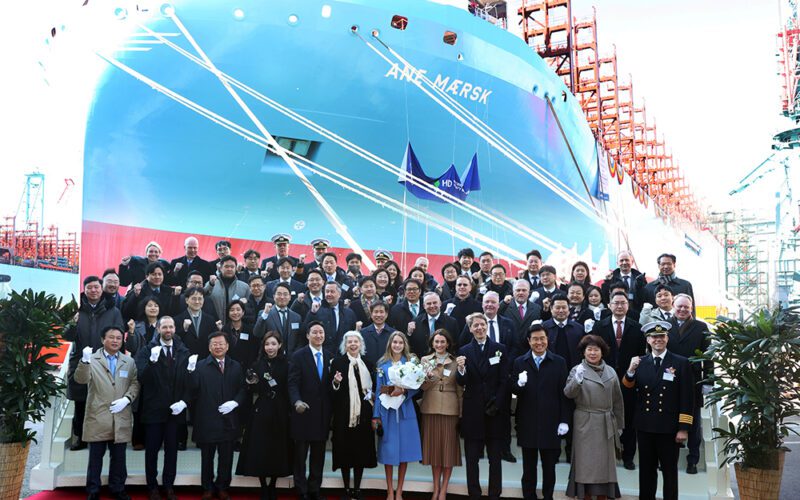 Maersk Holds Naming Ceremony for Its First Methanol Vessel