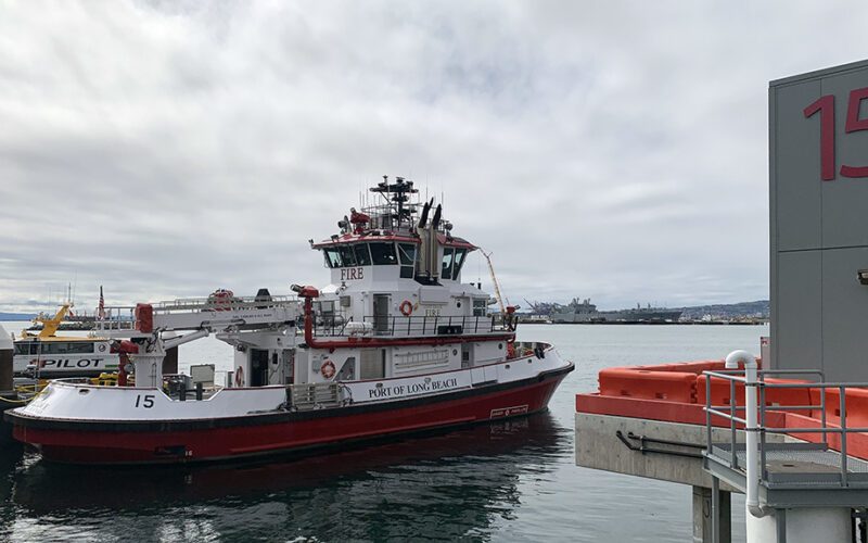 Port of Long Beach Dedicates 2 New Fireboat Stations