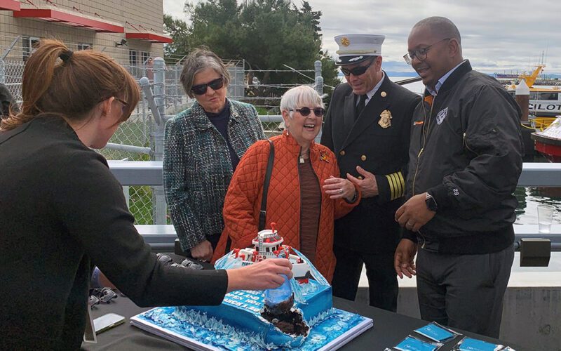 Port of Long Beach Dedicates  New Fireboat Stations