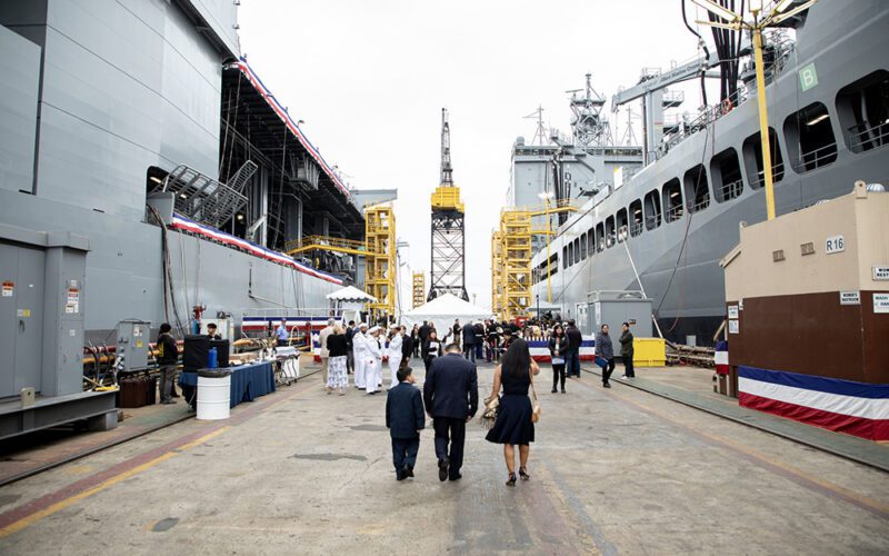 NASSCO Christens USNS Robert E. Simanek