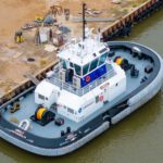 The eWolf all-electric tugboat. Photo: Crowley Maritime.